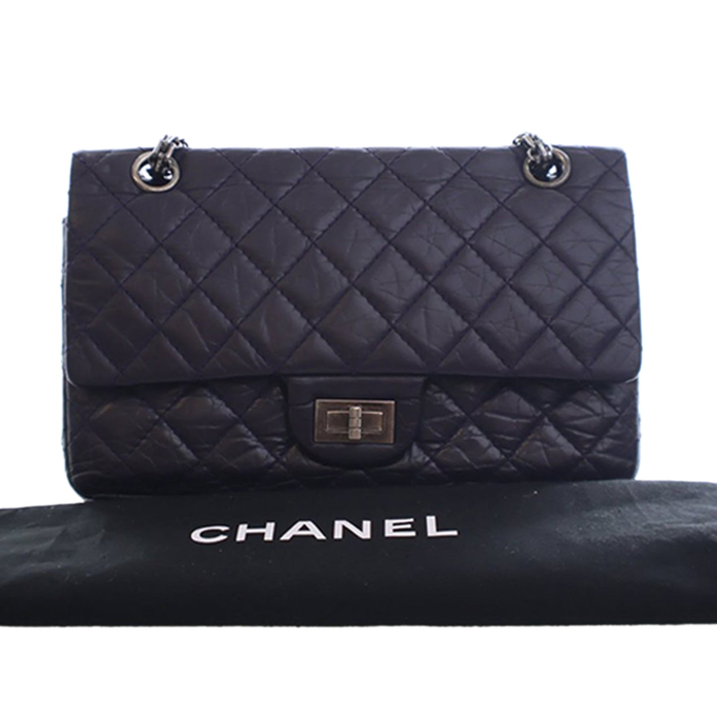 Chanel Quilted Aged Calfskin Reissue 2.55 Double Flap 225