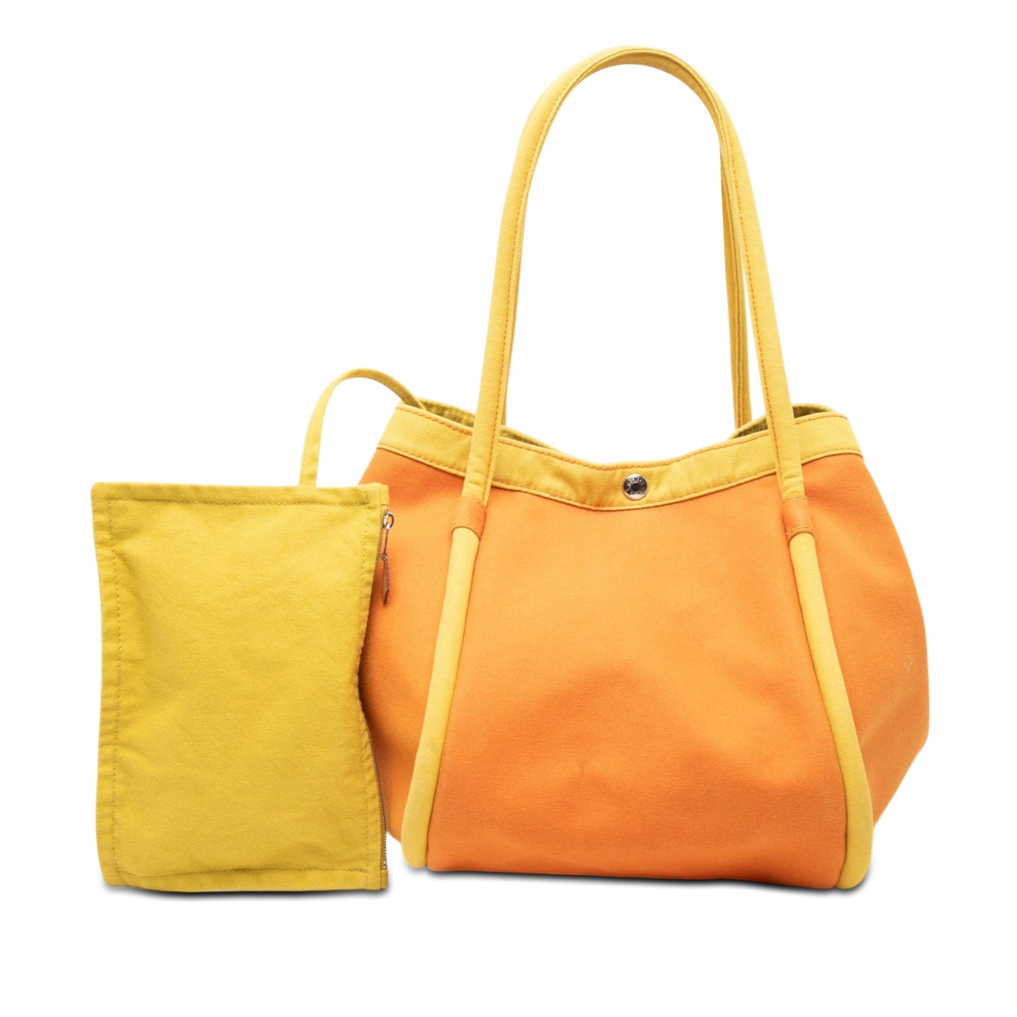 Hermès Toile Lindy Beach Bag