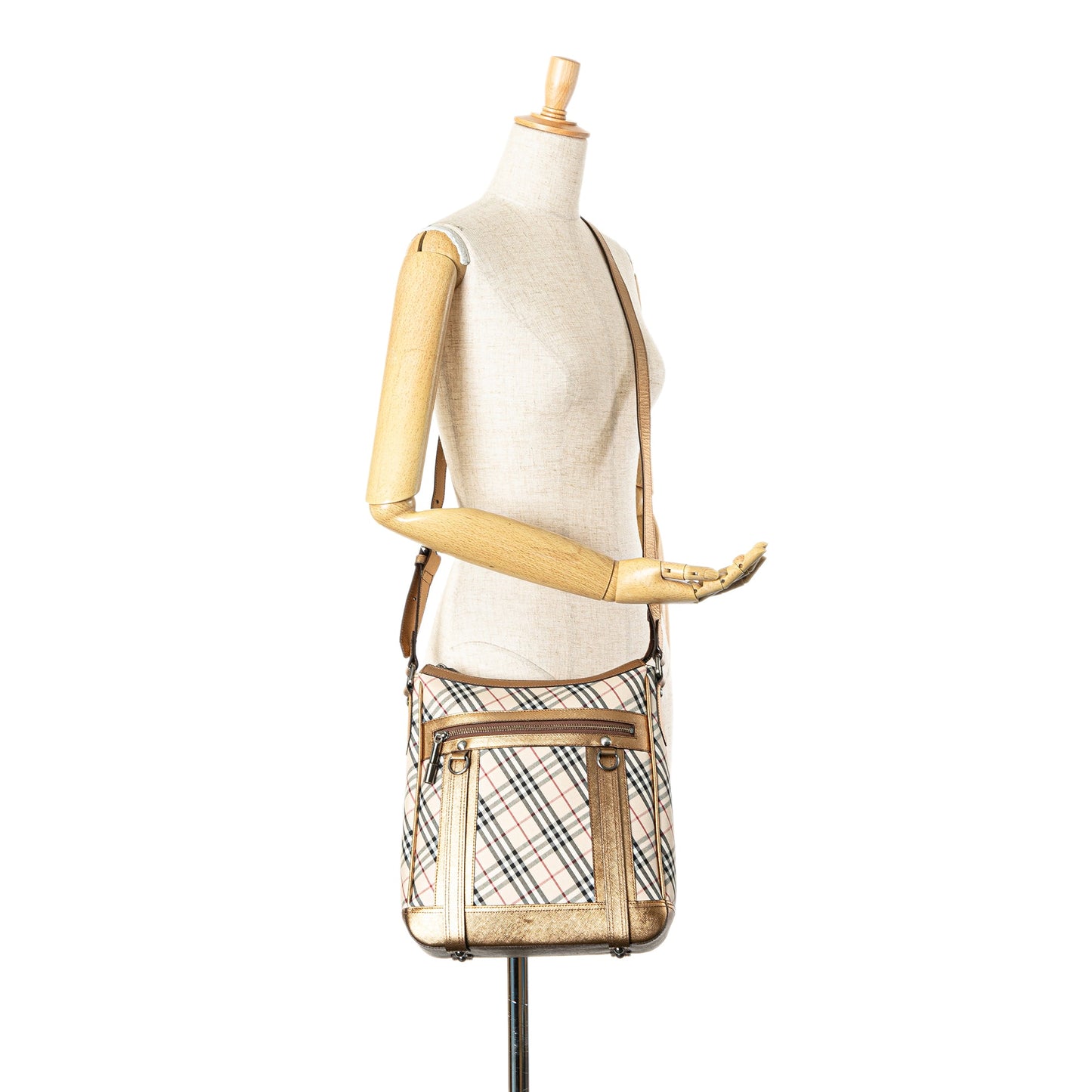 Burberry Nova Check Canvas Crossbody