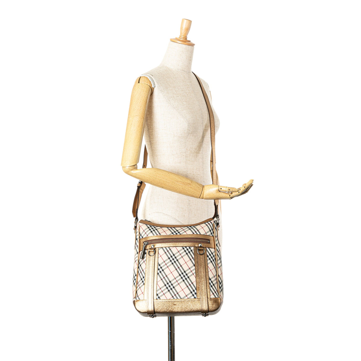 Burberry Nova Check Canvas Crossbody