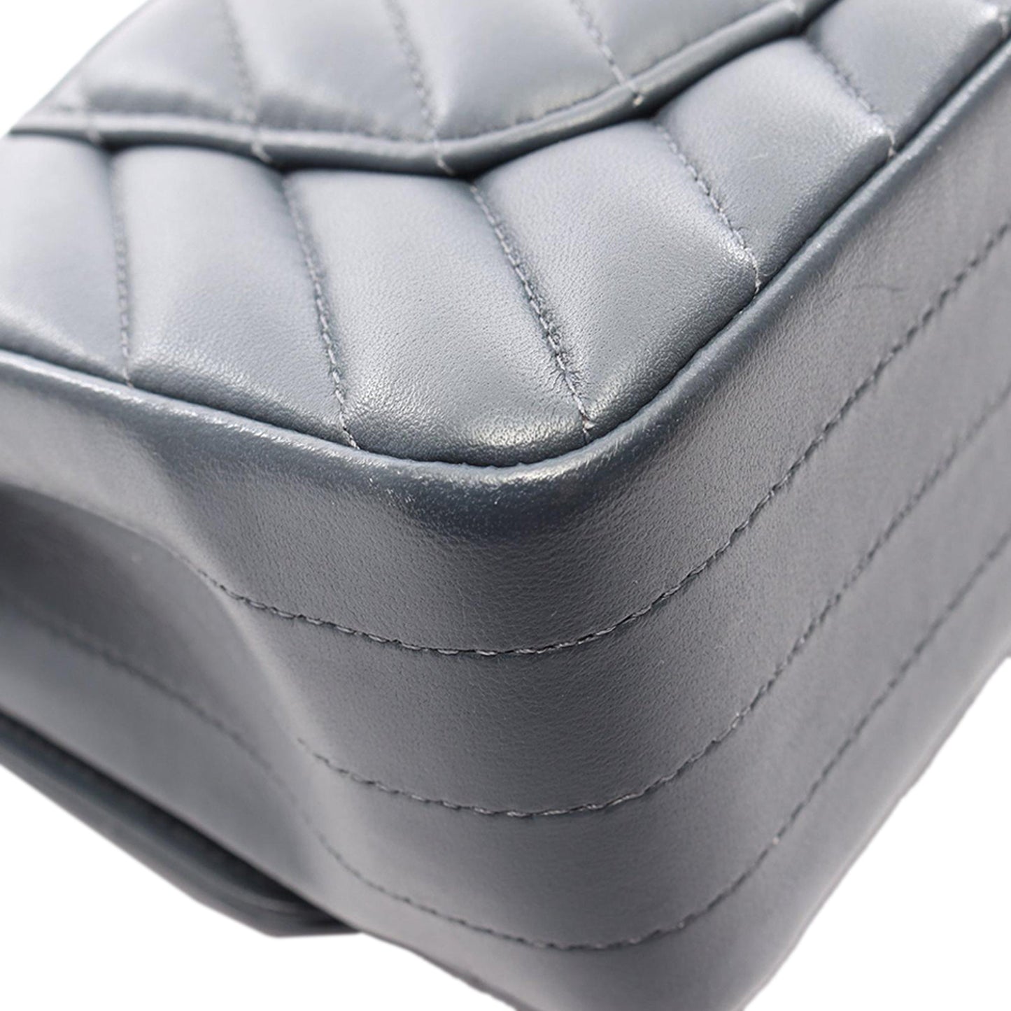 Chanel Mini Rectangular Classic Chevron Lambskin Single Flap