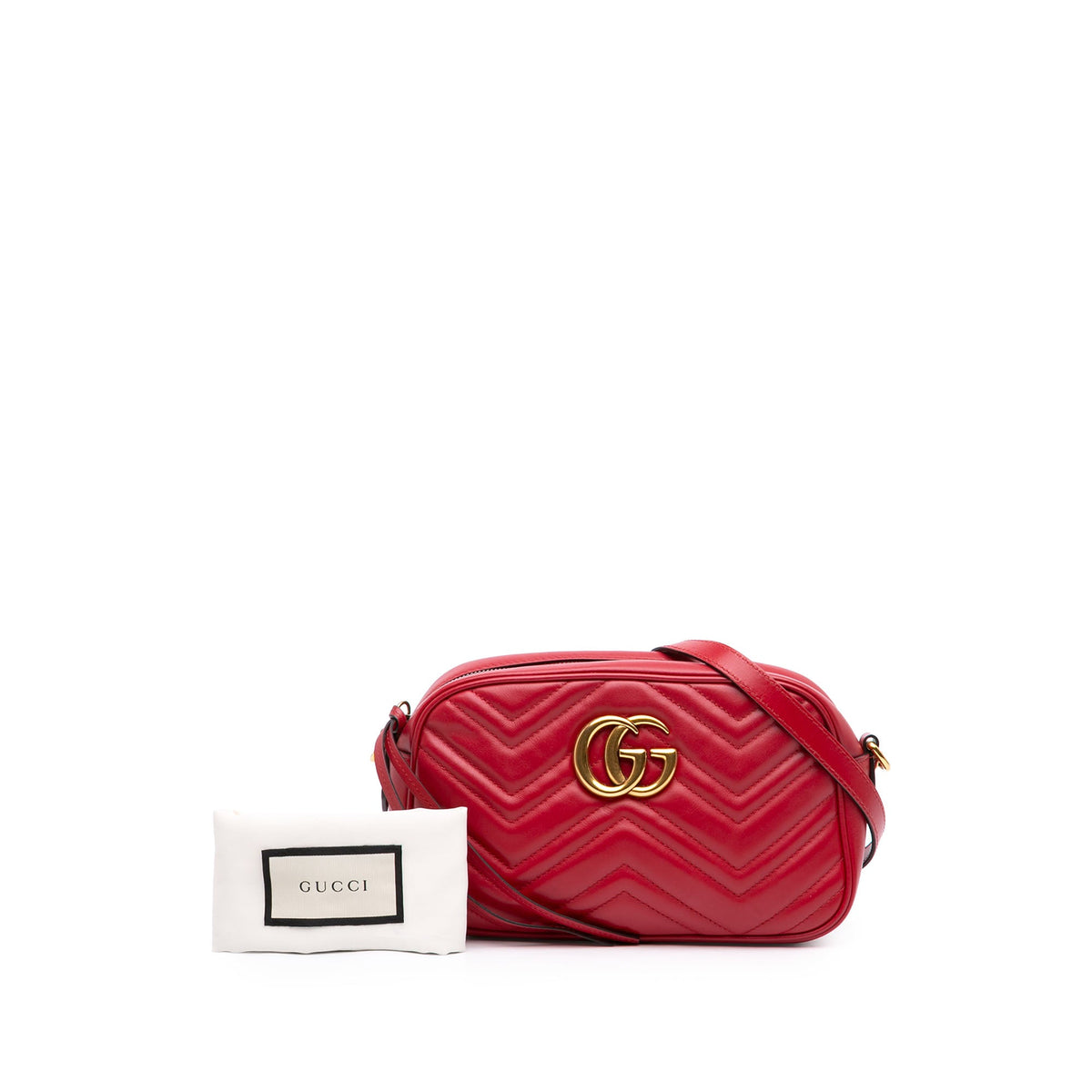 Gucci Small GG Marmont Matelasse Leather Crossbody