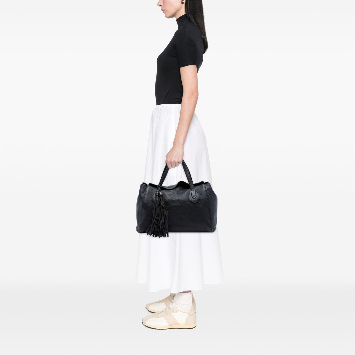 Gucci Pebbled Leather Lady Tassel Tote