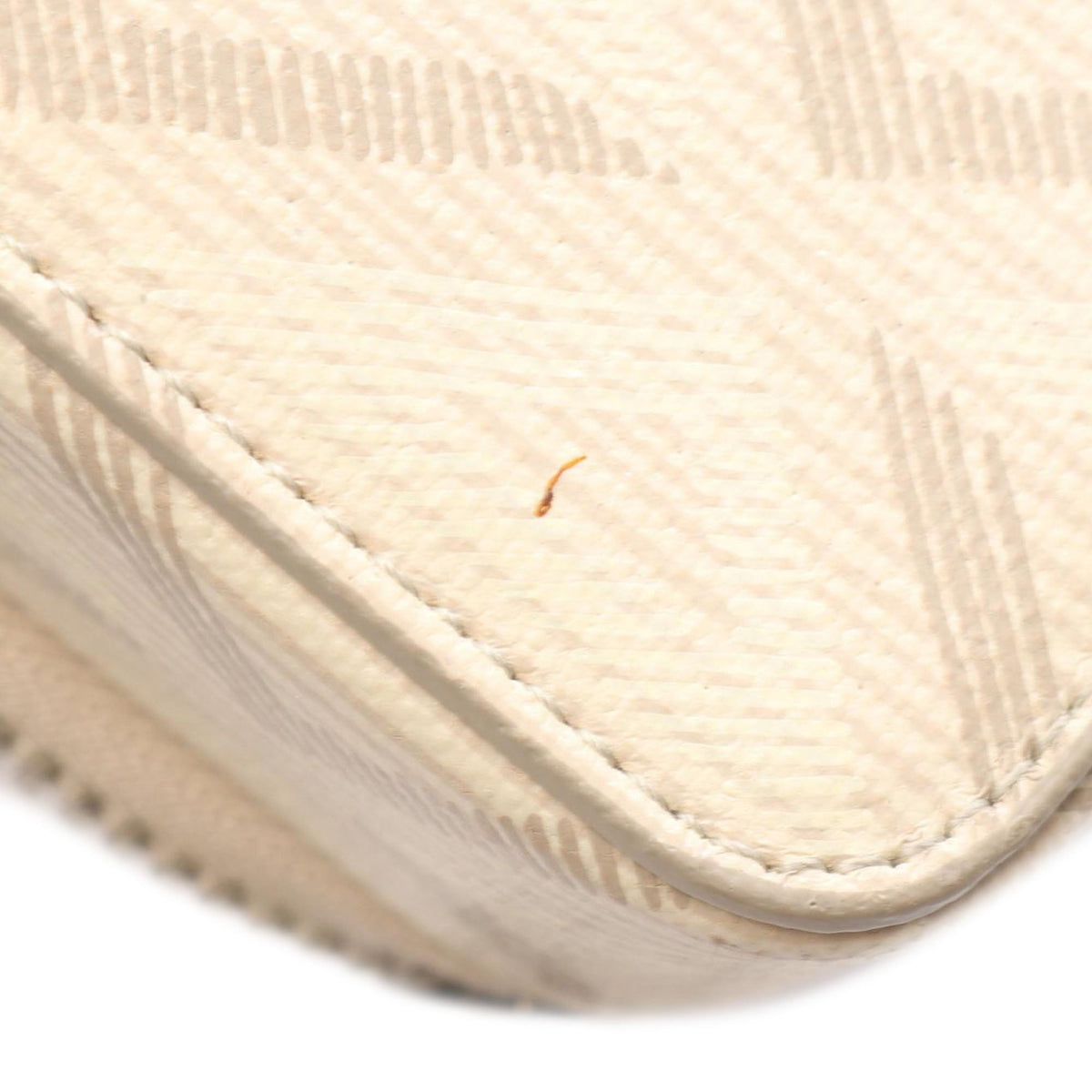 Dior CD Diamond Coated Canvas Zipped Pouch with Strap