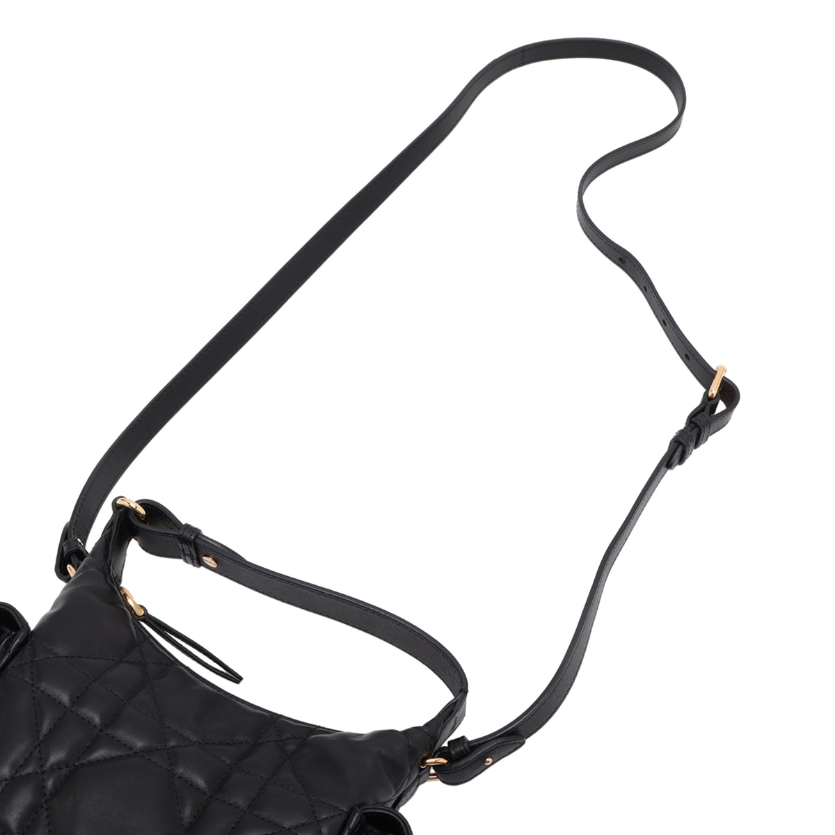 Dior Mini Lambskin Cannage D Dream Bag — Black