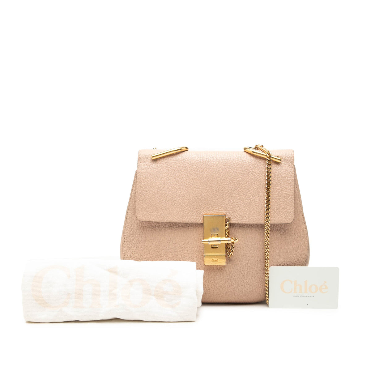 Chloé Small Leather Drew Crossbody
