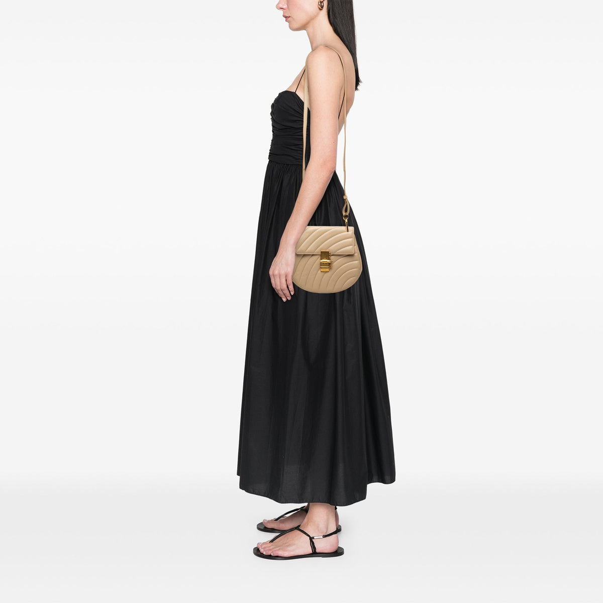 Chloé Small Quilted Leather Drew Bijou Crossbody
