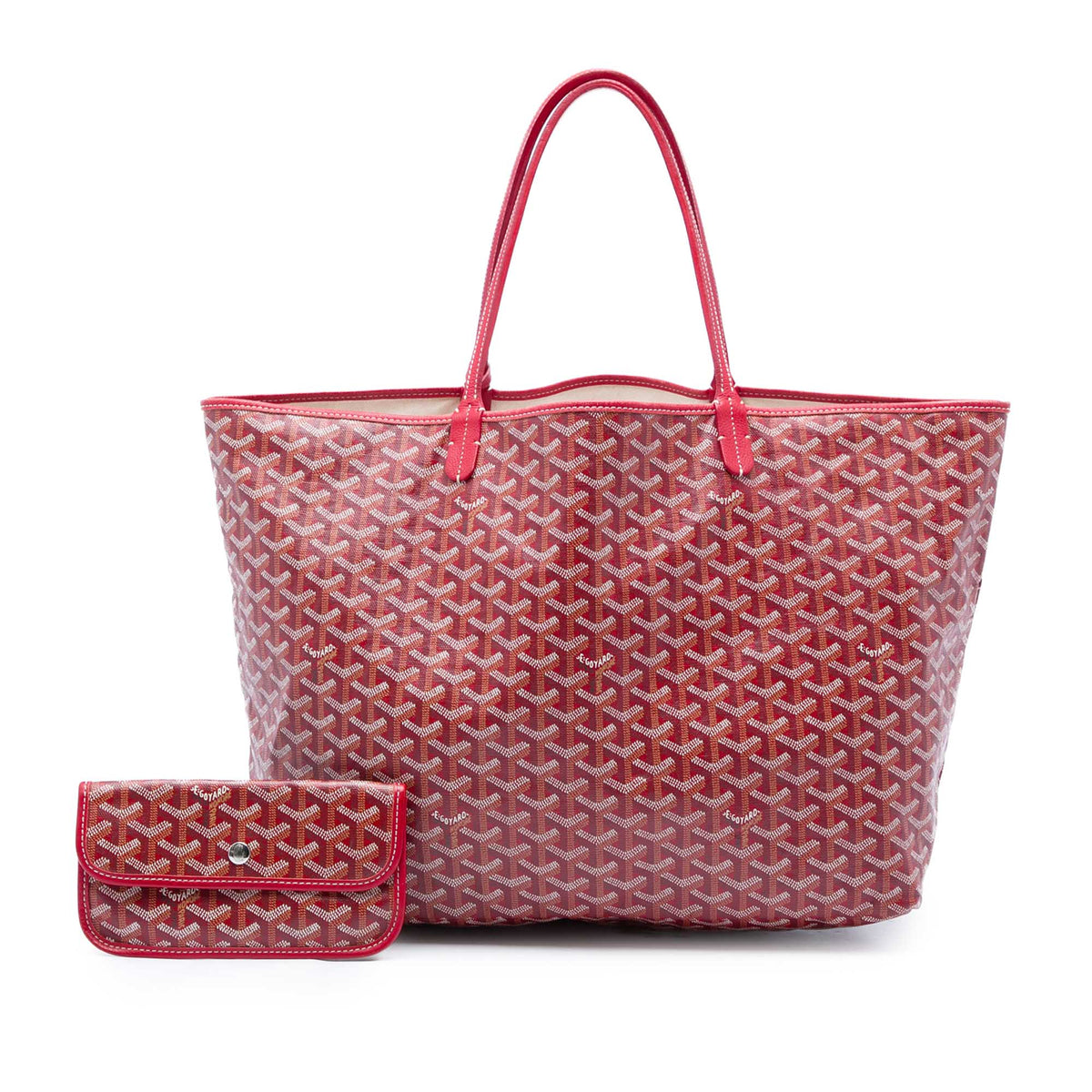 Goyard Goyardine Saint Louis GM — Red