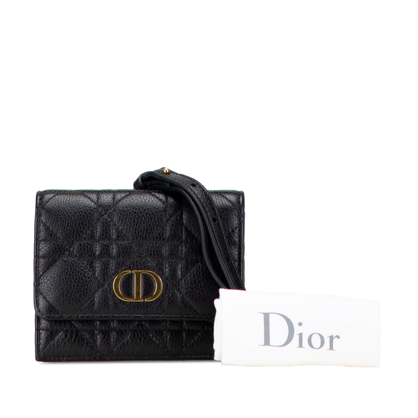 Dior Calfskin Cannage Caro Chain Belt Bag