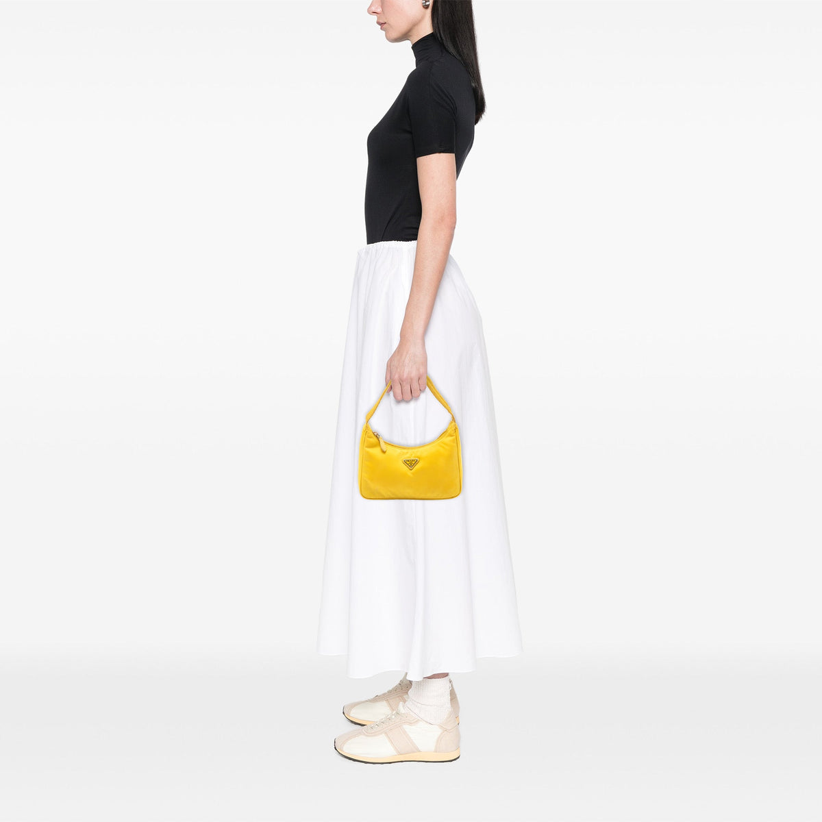 Prada Mini Tessuto Re Edition 2000 Shoulder Bag — Yellow