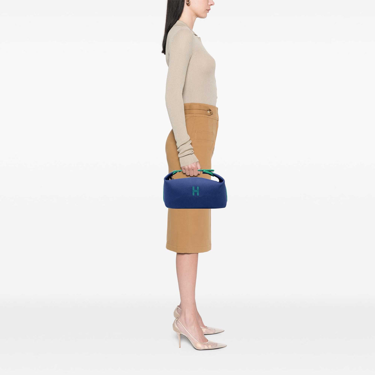 Hermès Small Toile Bride A Brac Case