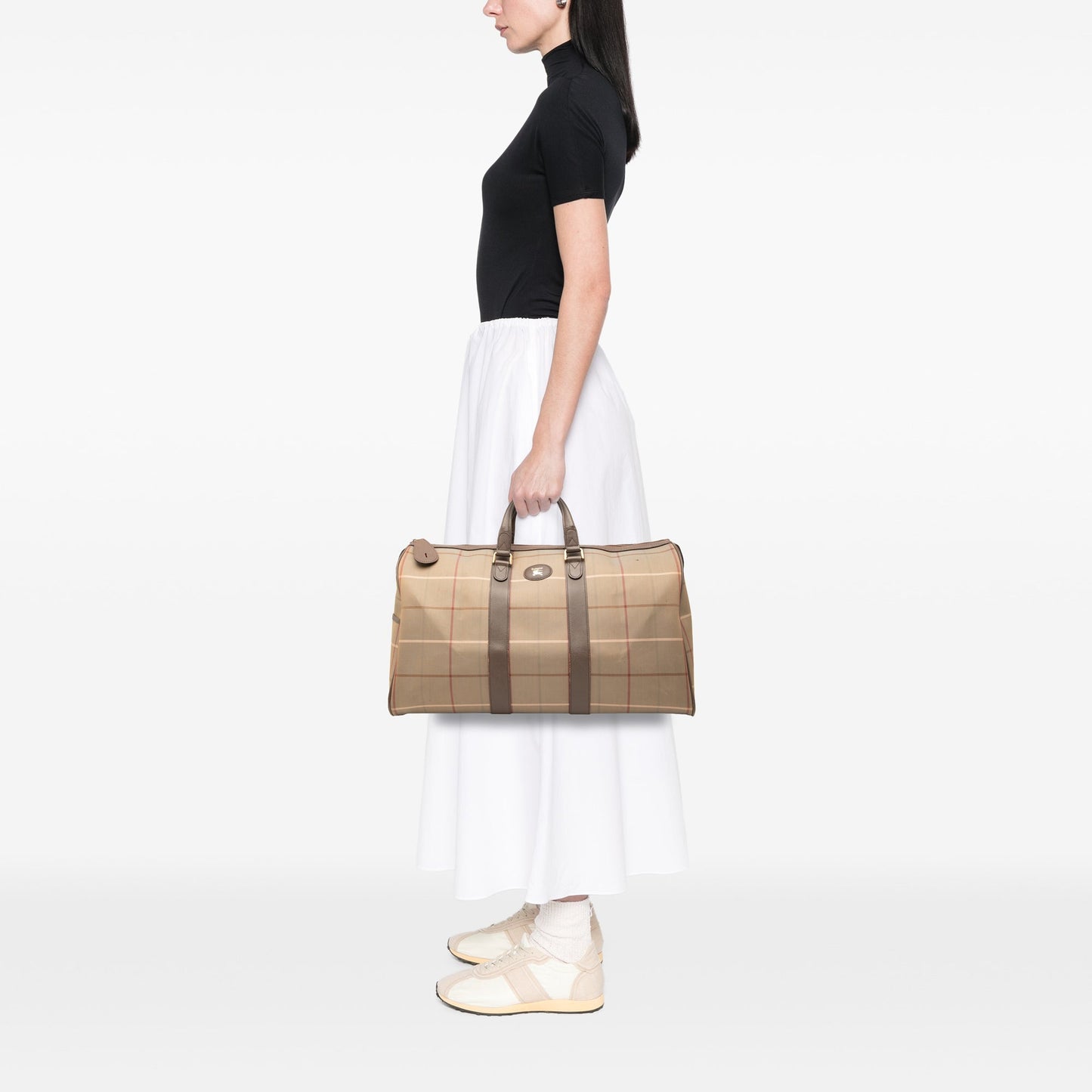 Burberry Vintage Check Canvas Travel Bag