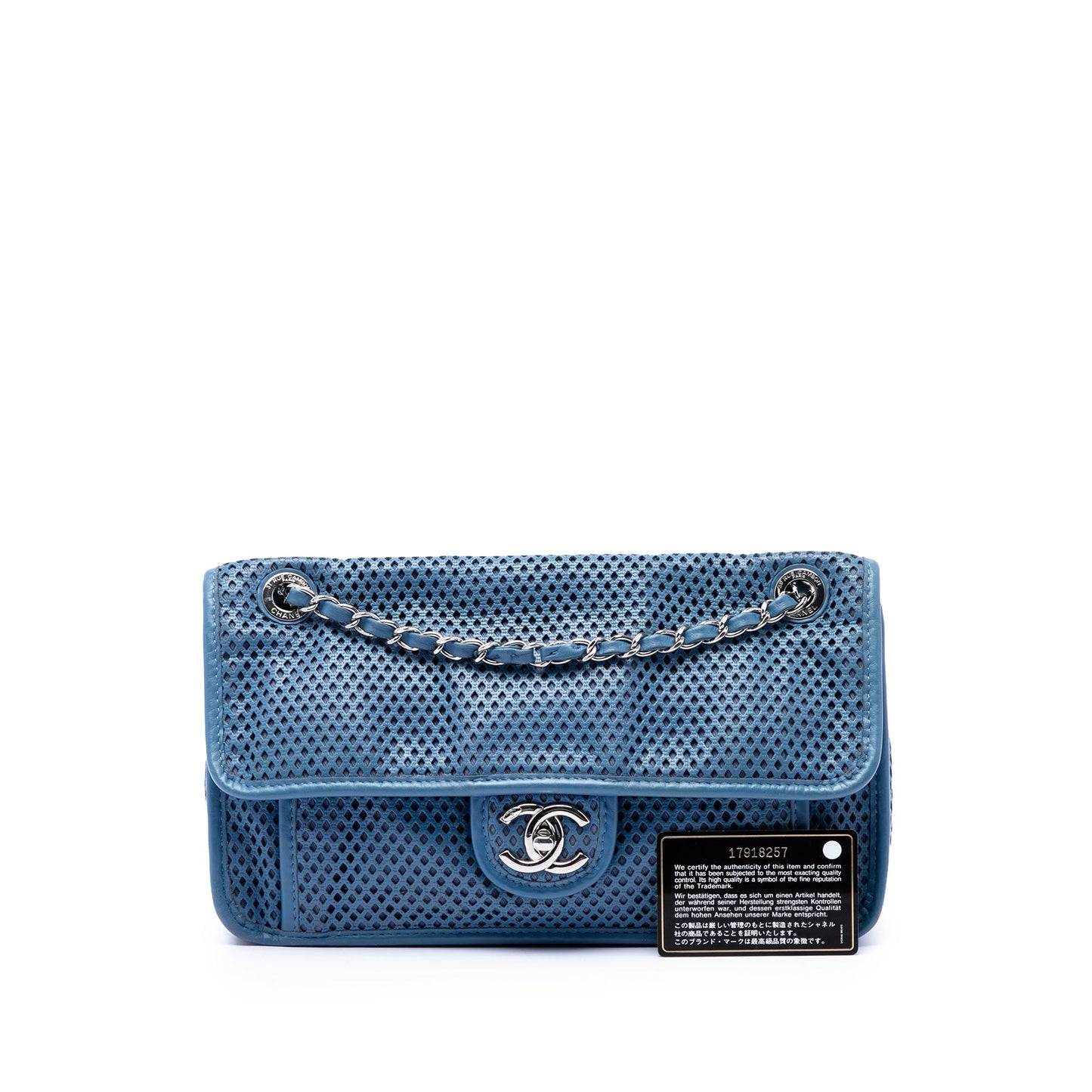 Chanel Medium Perforated Calfskin Up In The Air Flap