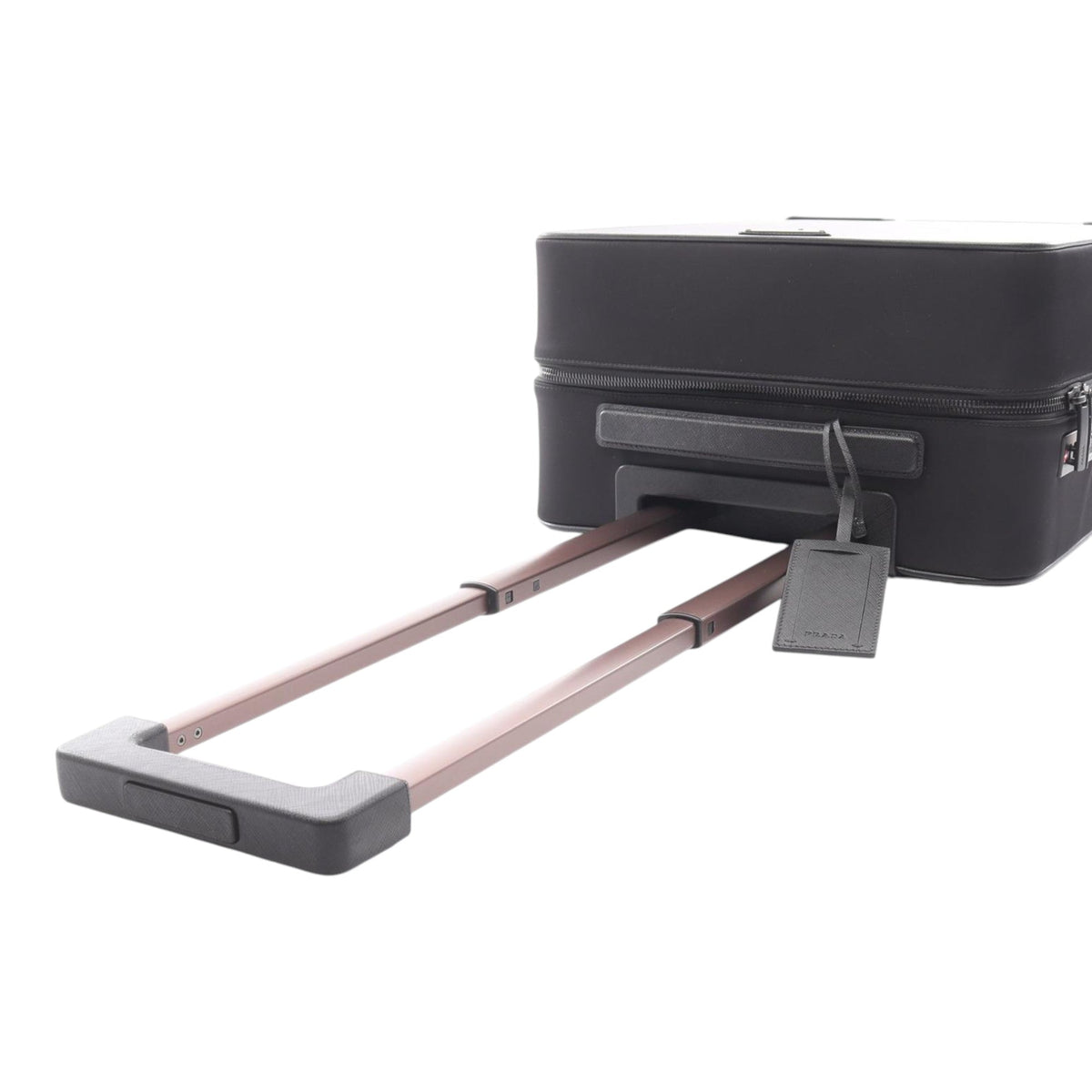 Prada Tessuto and Saffiano Trimmed Trolley