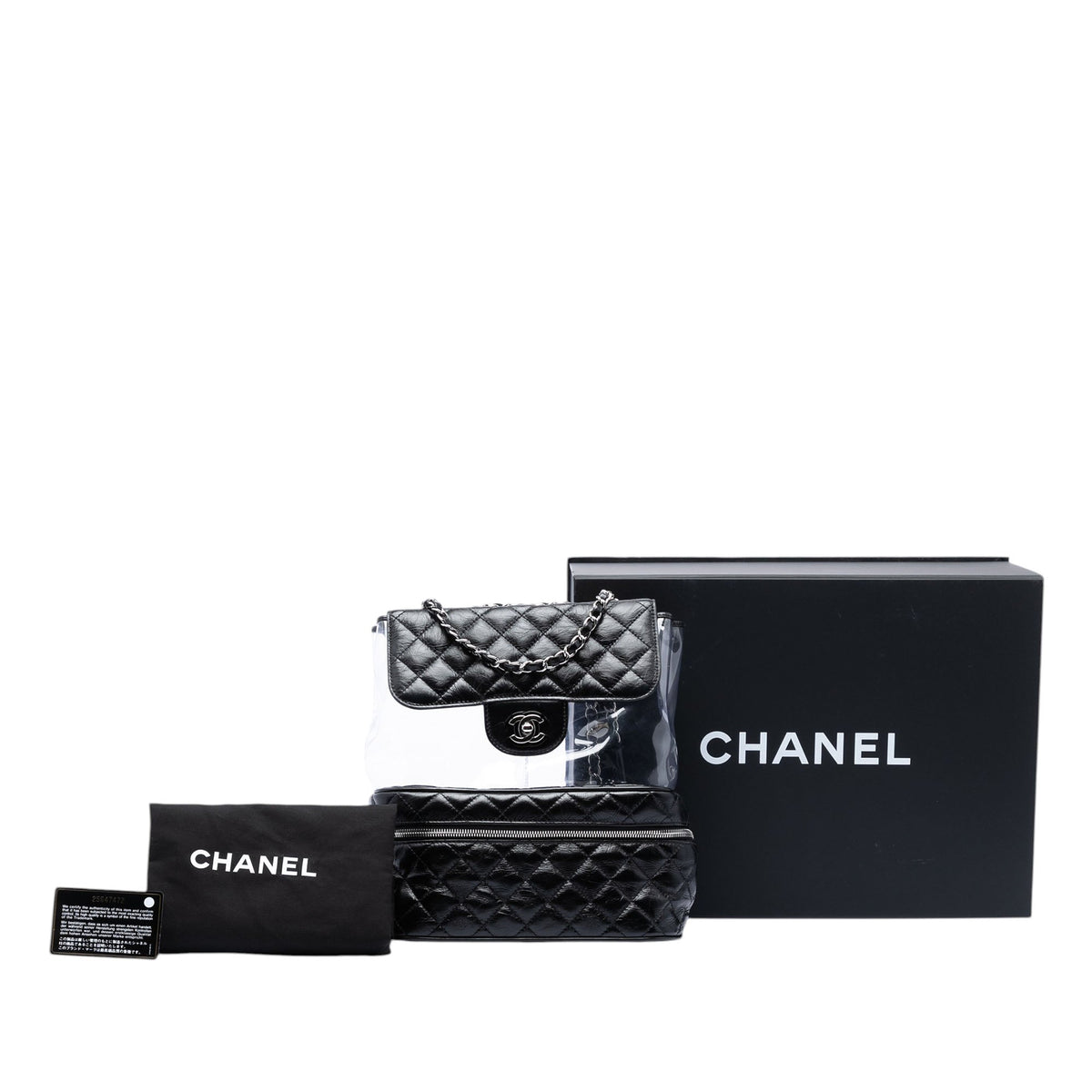 Chanel Quilted Lambskin and PVC Aquarium Shoulder Bag
