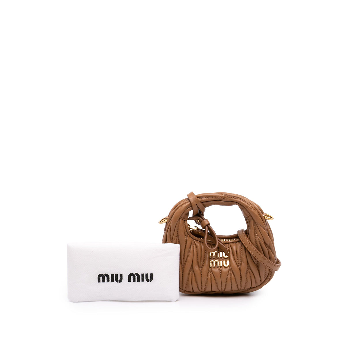 Miu Miu Micro Nappa Matelasse Wander Bag
