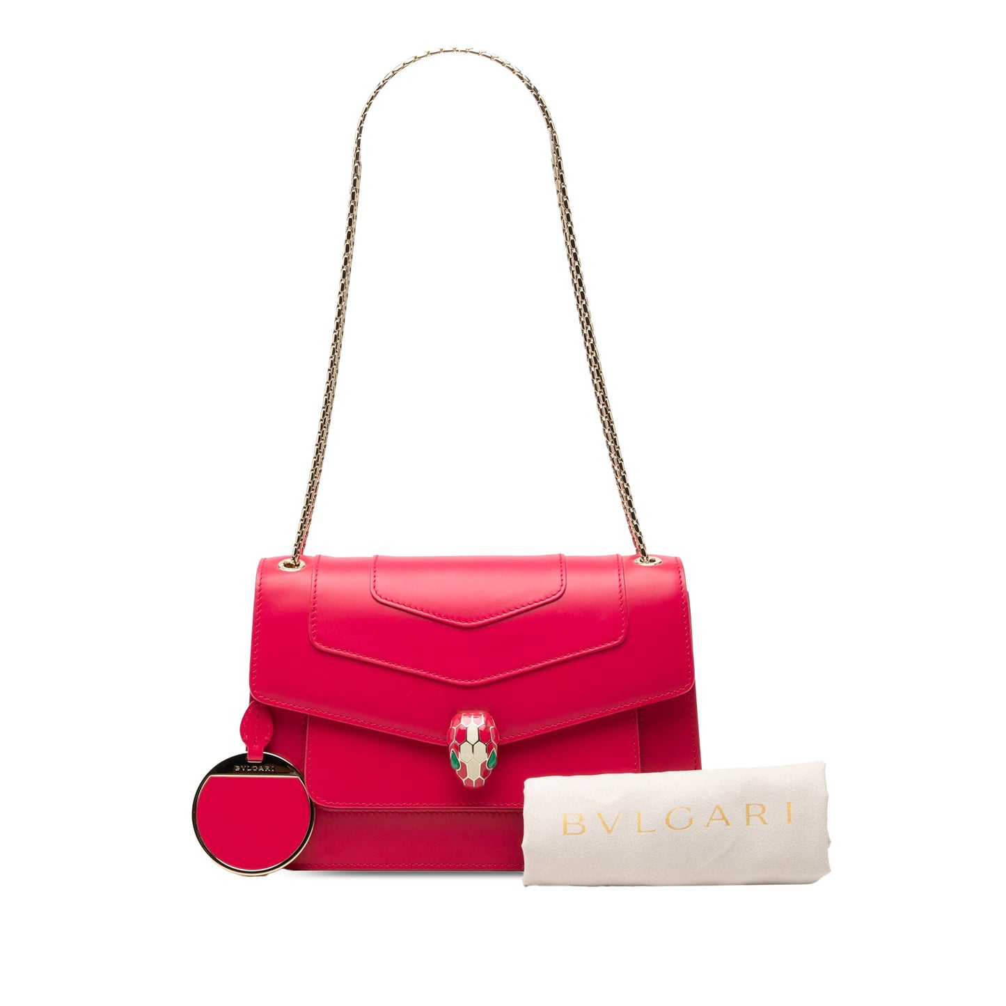 Bvlgari Calfskin Serpenti Forever Shoulder Bag