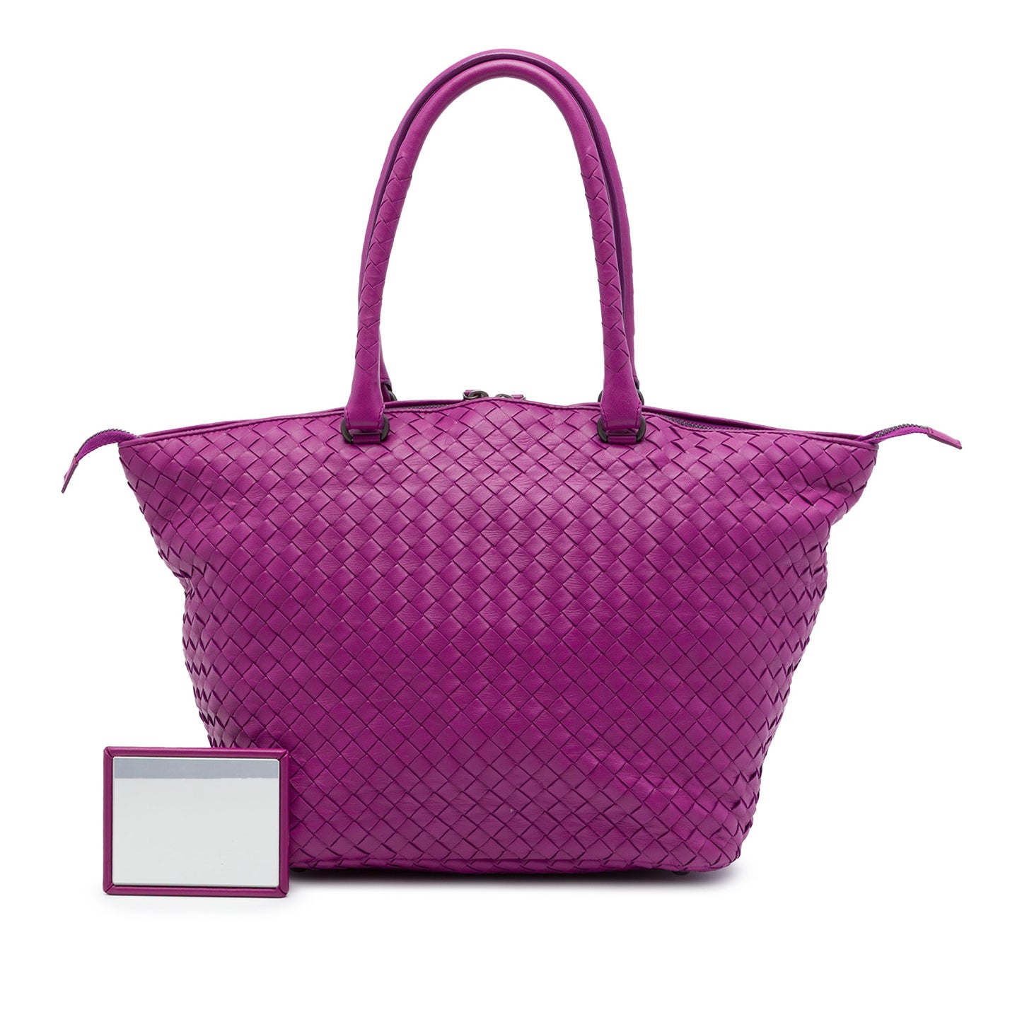 Bottega Veneta Nappa Intrecciato Zip Tote