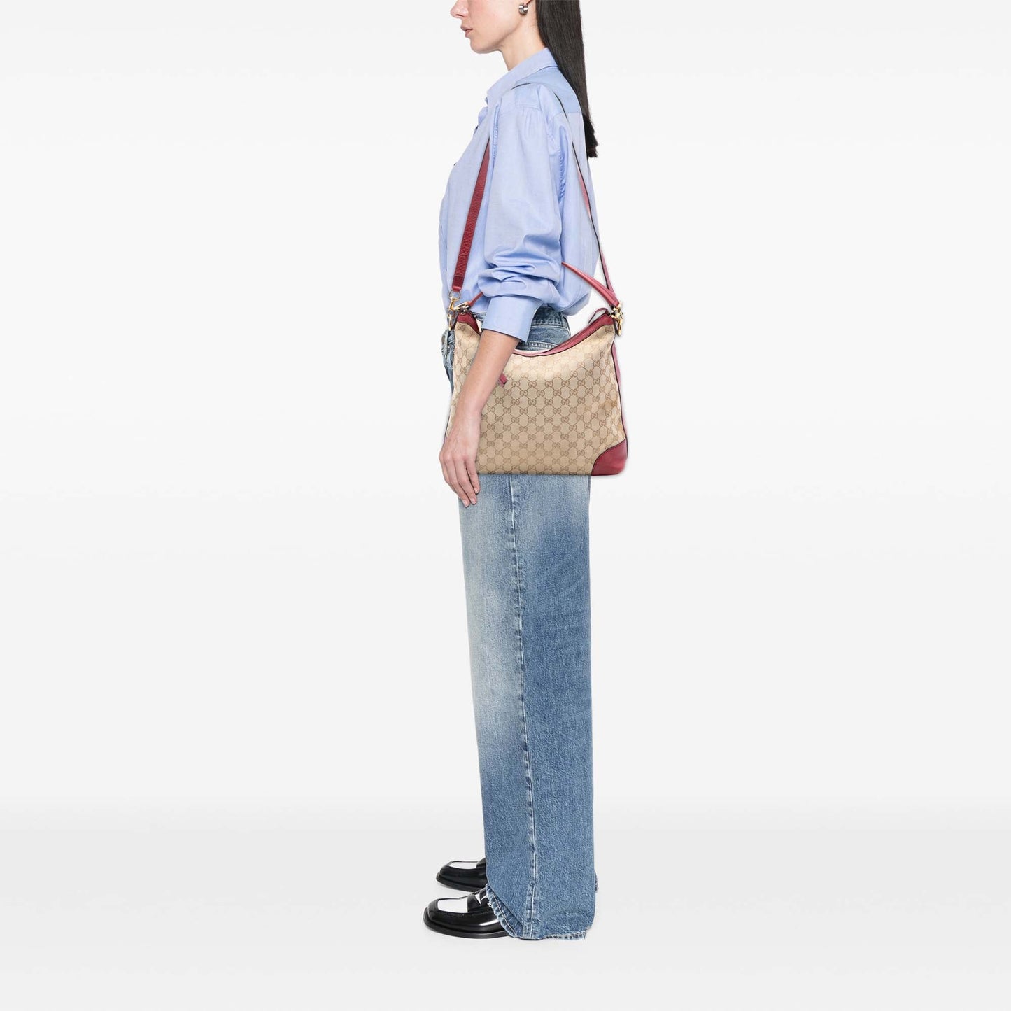 Gucci Small GG Canvas Miss GG Hobo