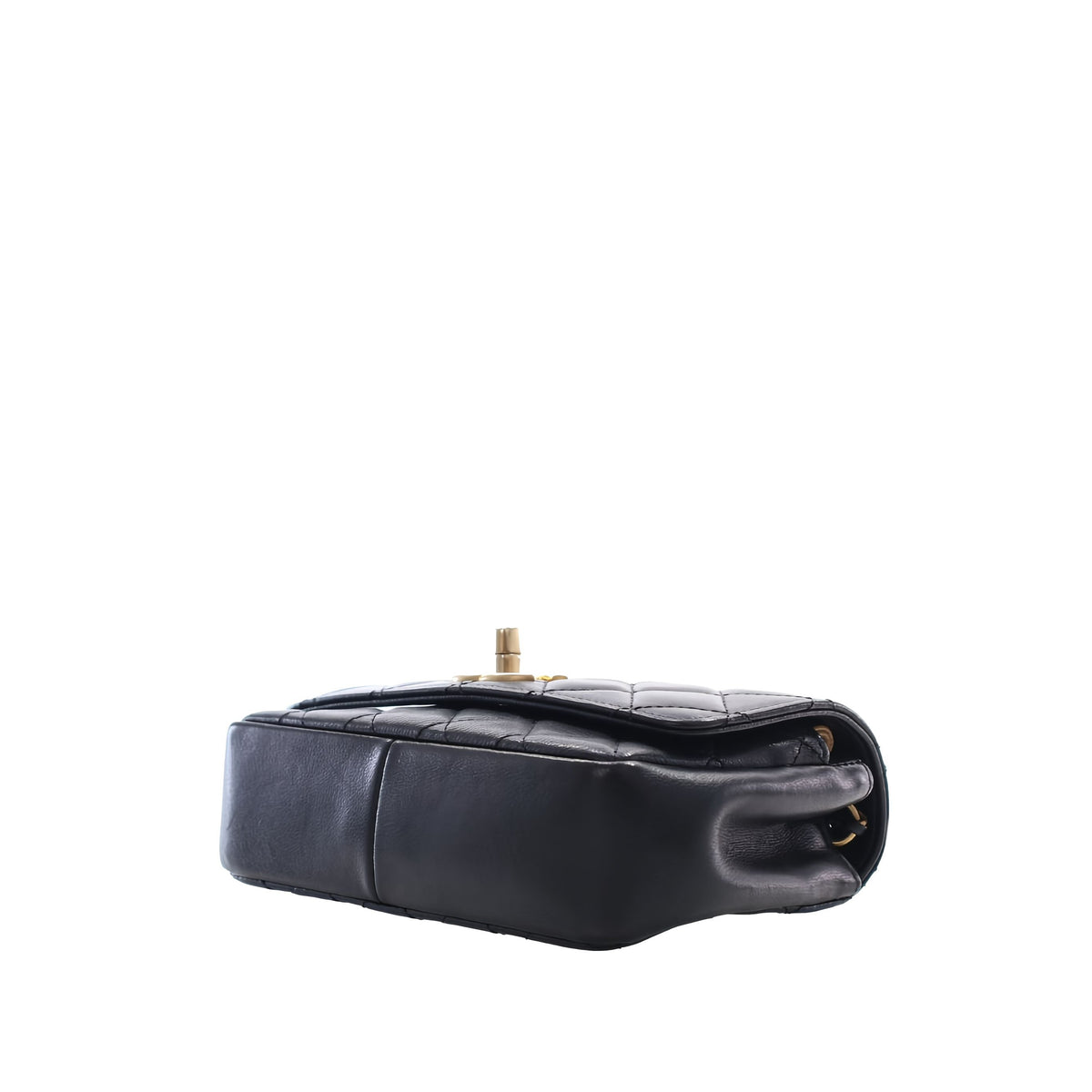 Chanel Small Quilted Lambskin Private Affair Camellia Flap — Black