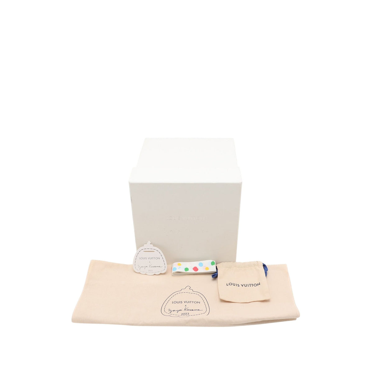 Louis Vuitton Yayoi Kusama Metallic Monogram Multicolore Pumpkin Bag — Silver