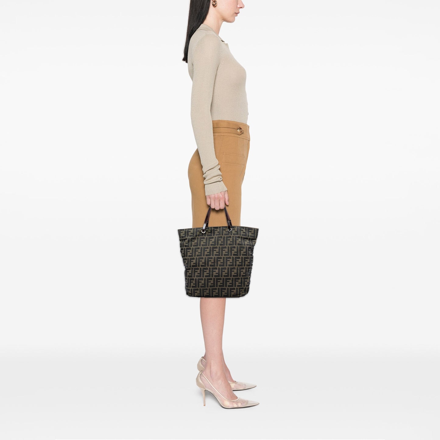 Fendi Zucca Canvas Tote