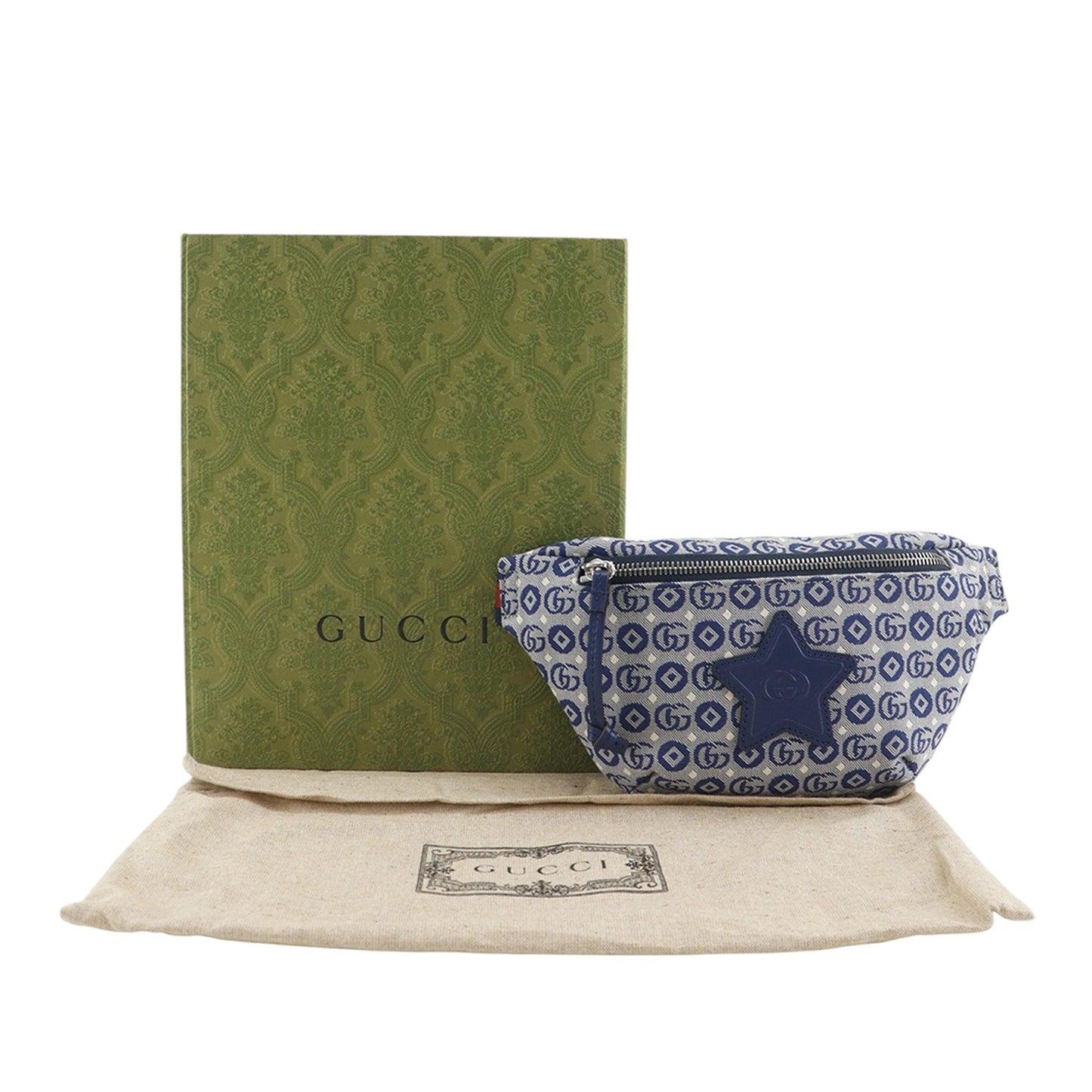Gucci Kids GG Canvas Star Web Belt Bag