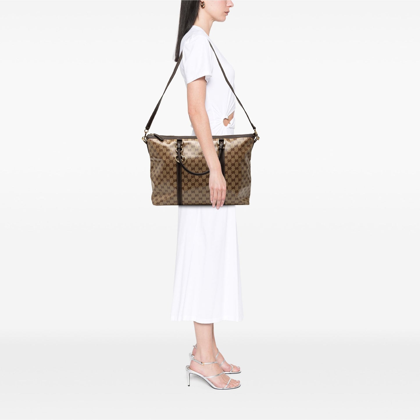 Gucci GG Crystal Charm Satchel