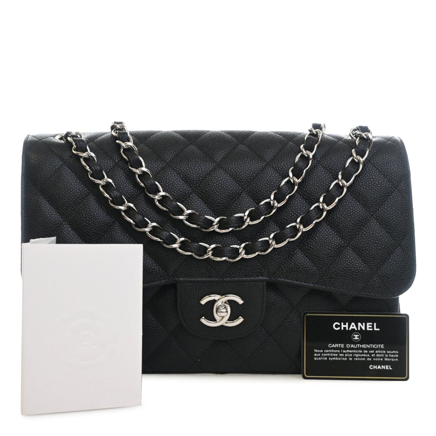 Chanel Jumbo Classic Caviar Double Flap