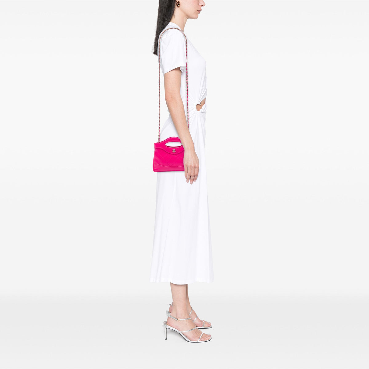 Chanel Nano Shiny Aged Calfskin 31 Shopping Bag — Pink