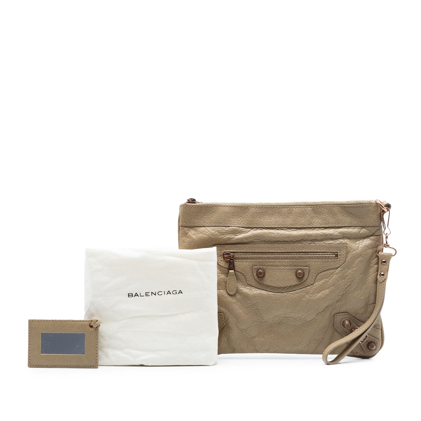 Balenciaga Lambskin Motocross Giant 12 Clutch