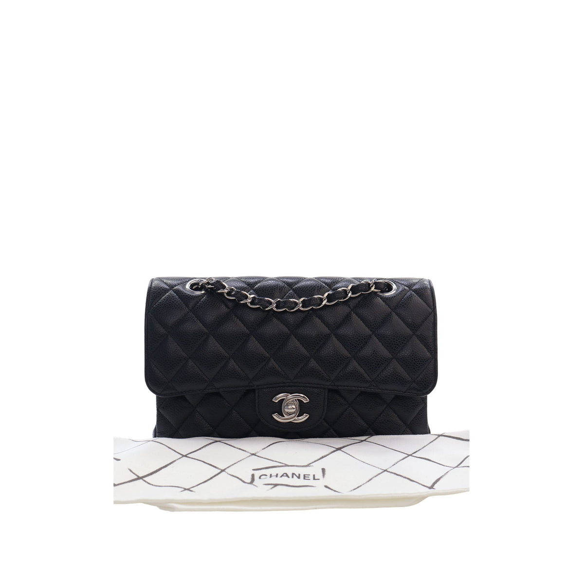 Chanel Small Classic Caviar Double Flap