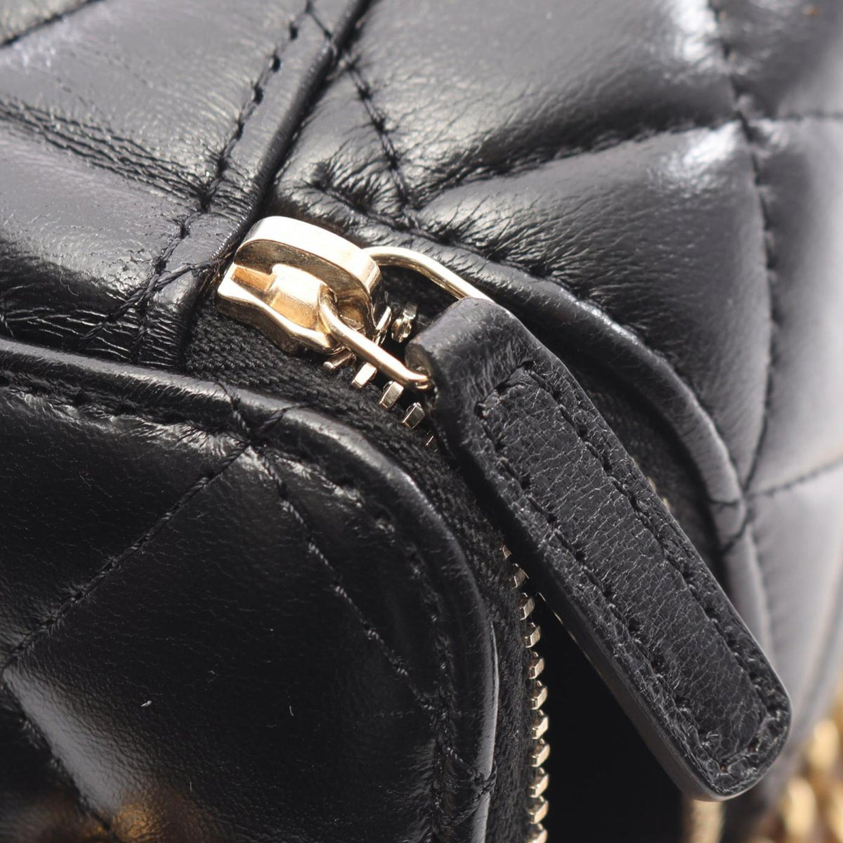 Chanel Small Quilted Lambskin Pillow Crush Vanity Case with Chain