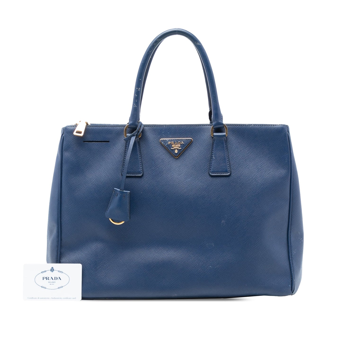 Prada Large Saffiano Lux Galleria Double Zip Tote