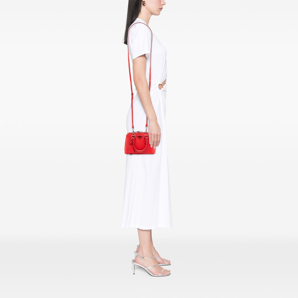 Prada Mini Saffiano Lux Promenade Satchel