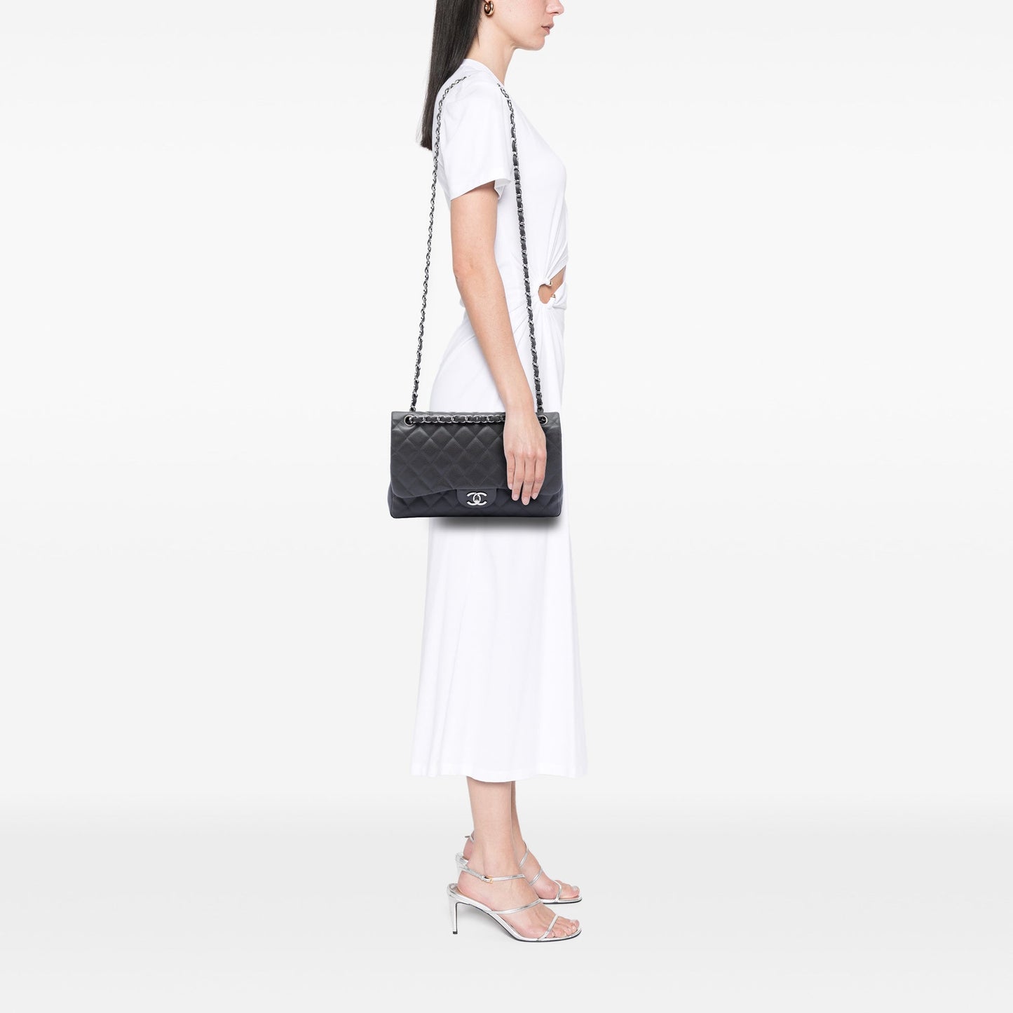 Chanel Jumbo Classic Caviar Double Flap