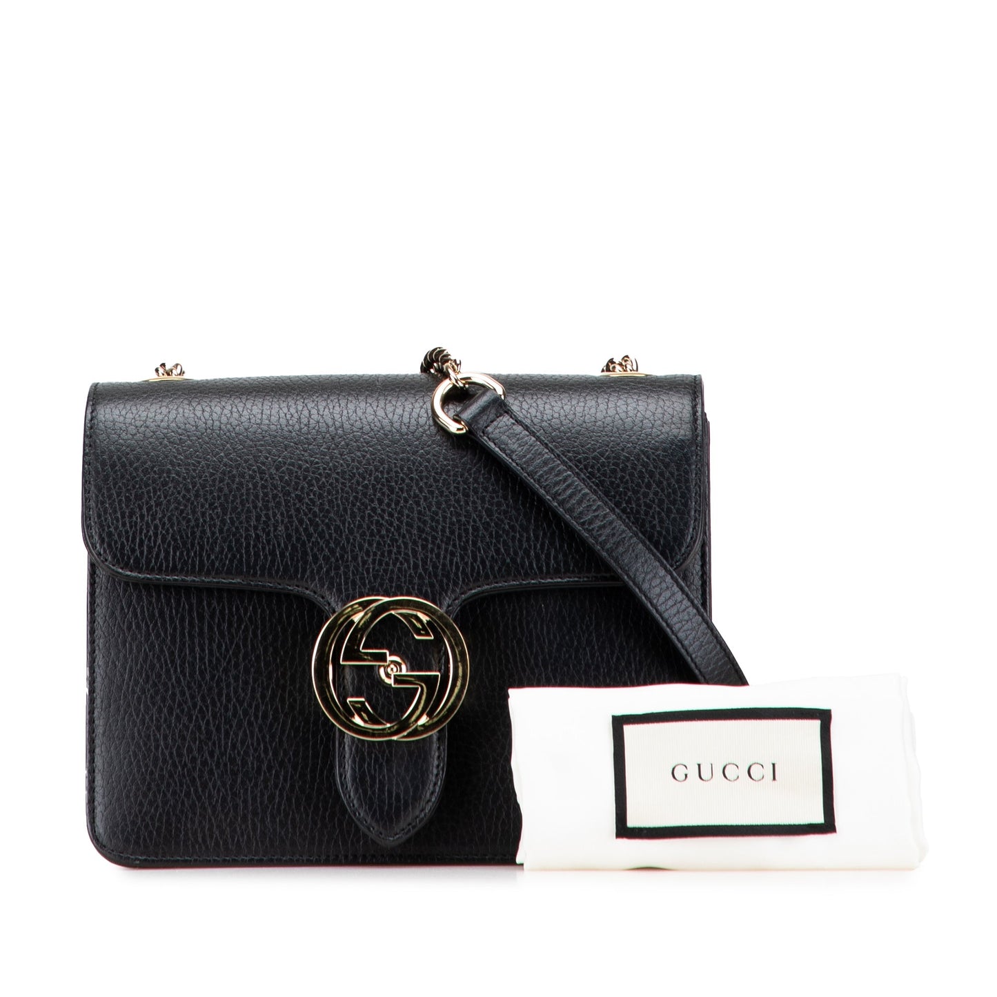 Gucci Small Dollar Calfskin Interlocking G Crossbody