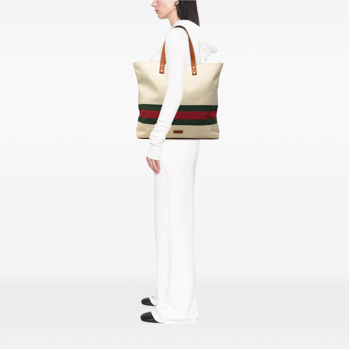 Gucci Canvas Web Tote
