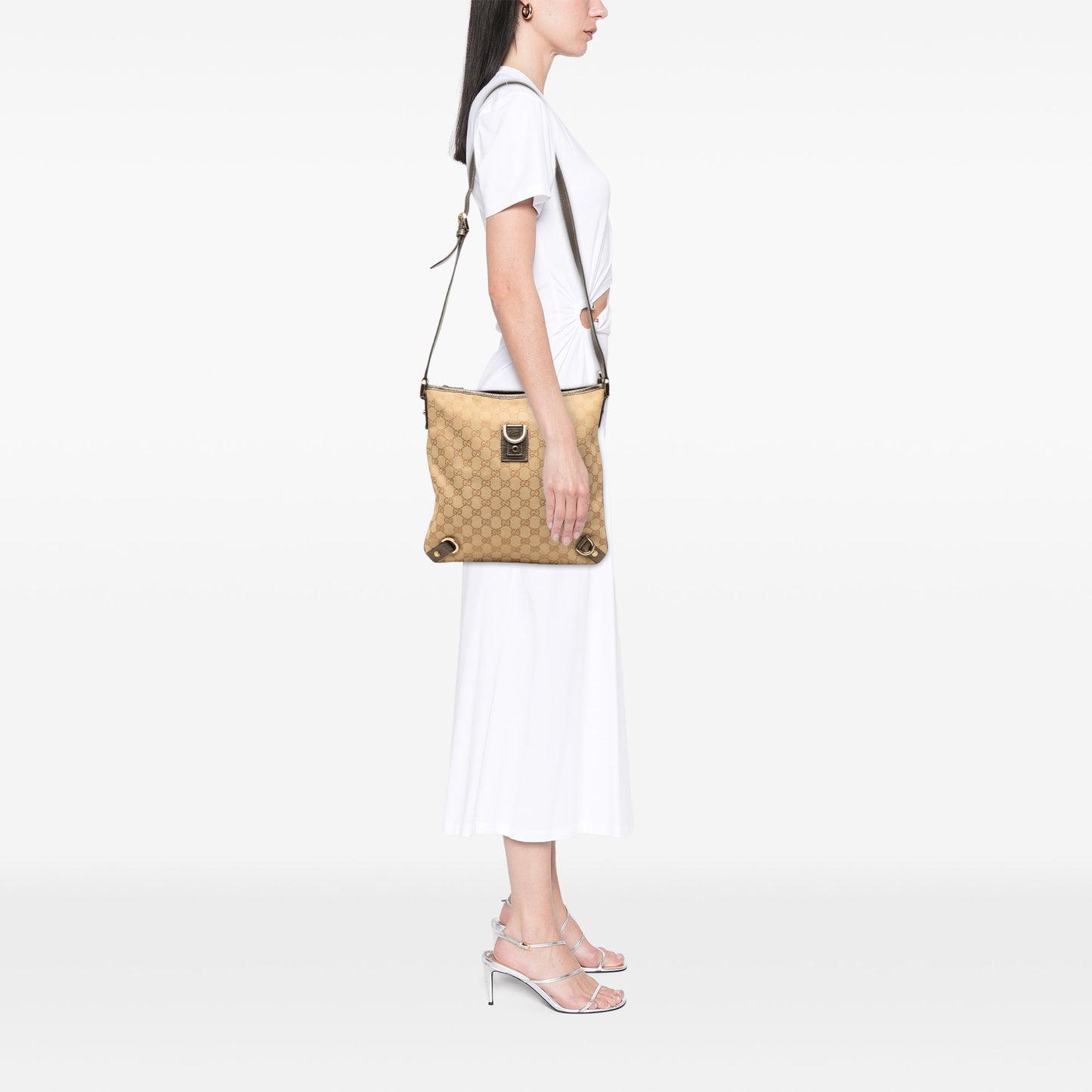 Gucci GG Canvas Abbey D Ring Crossbody