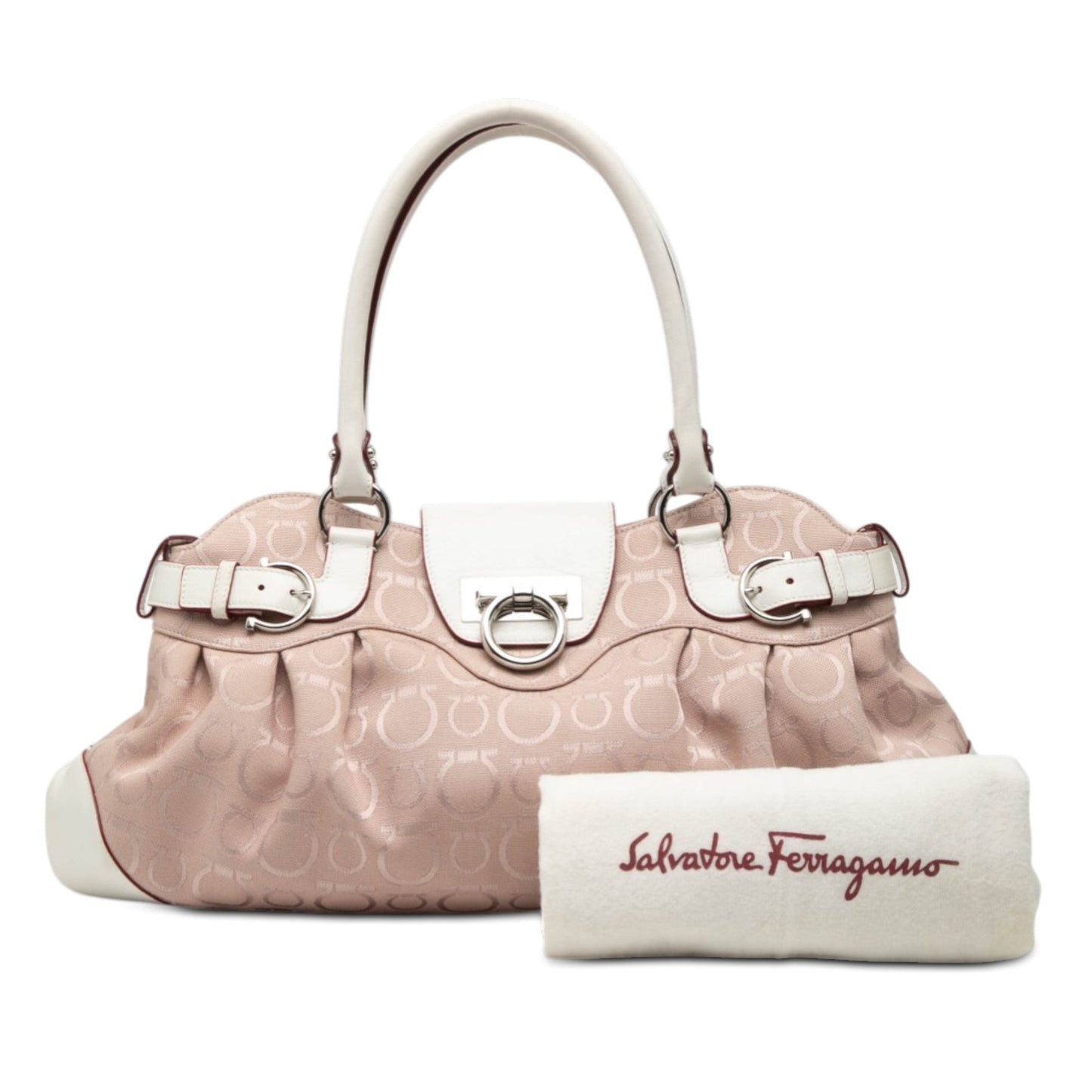 Gancini Canvas Marisa Handbag