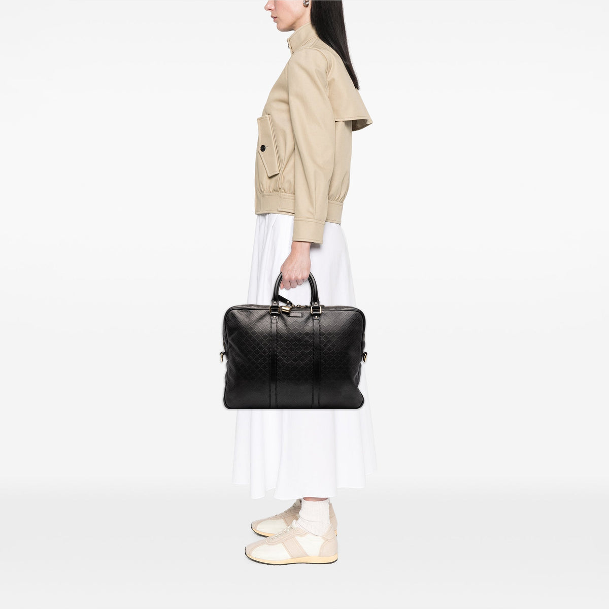 Gucci Diamante Calfskin Business Bag