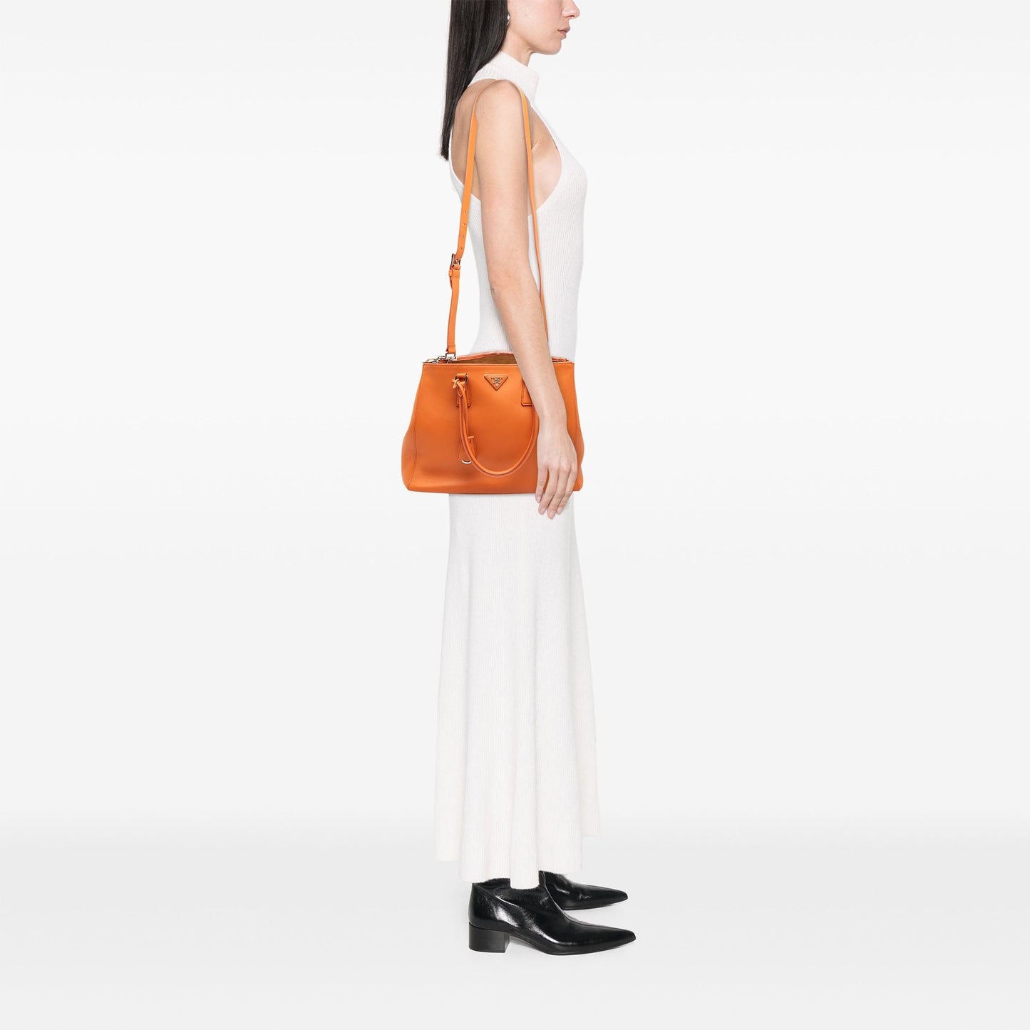 Medium Soft Calf Galleria Double Zip Tote