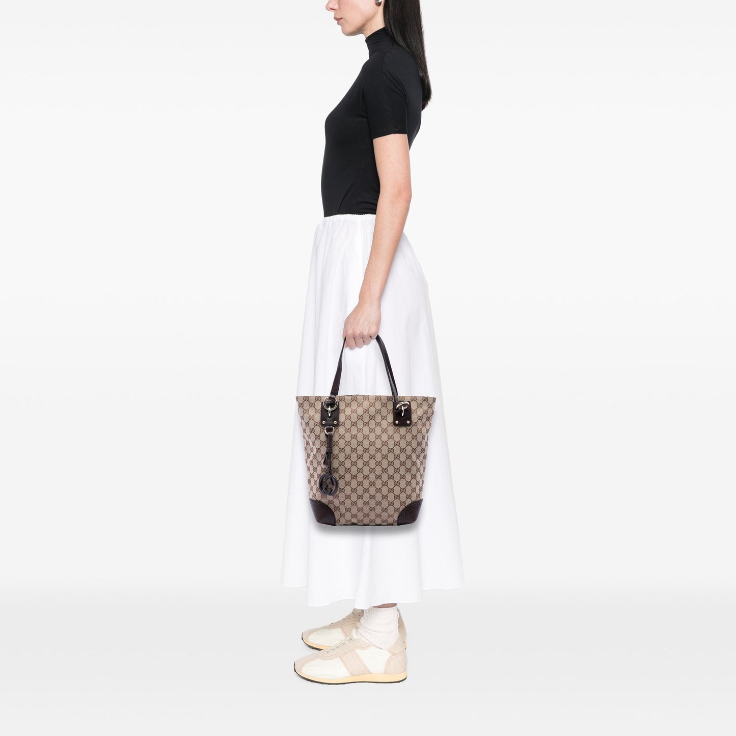 Gucci GG Canvas GG Charm Tote