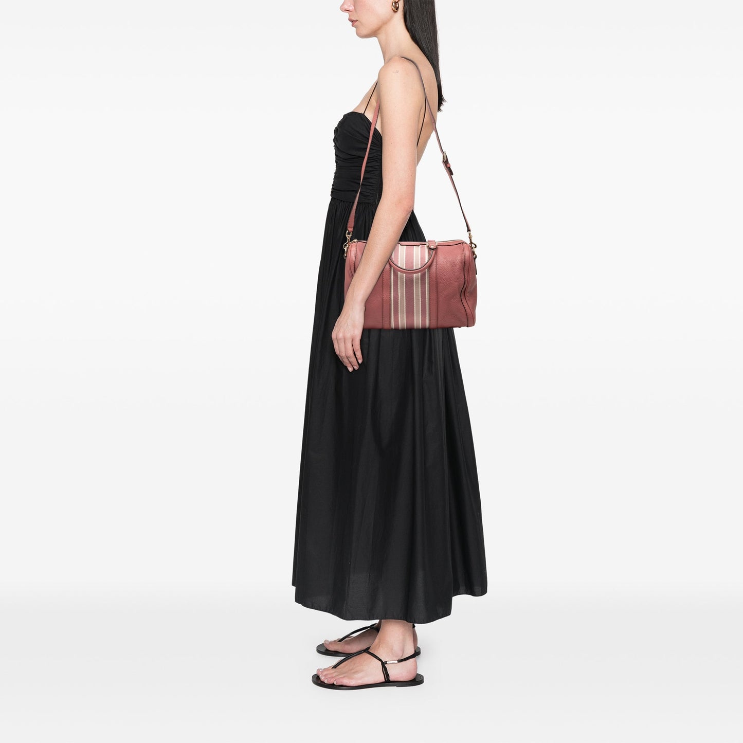 Gucci Medium Calfskin Web Joy Boston Bag