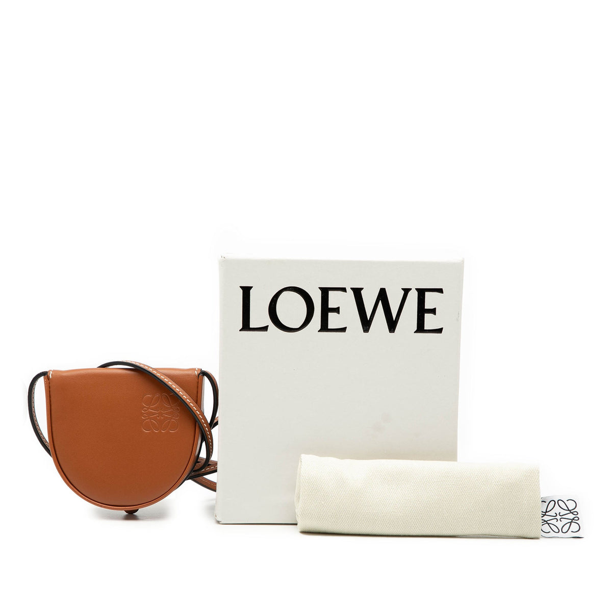 LOEWE Mini Soft Calfskin Heel Pouch