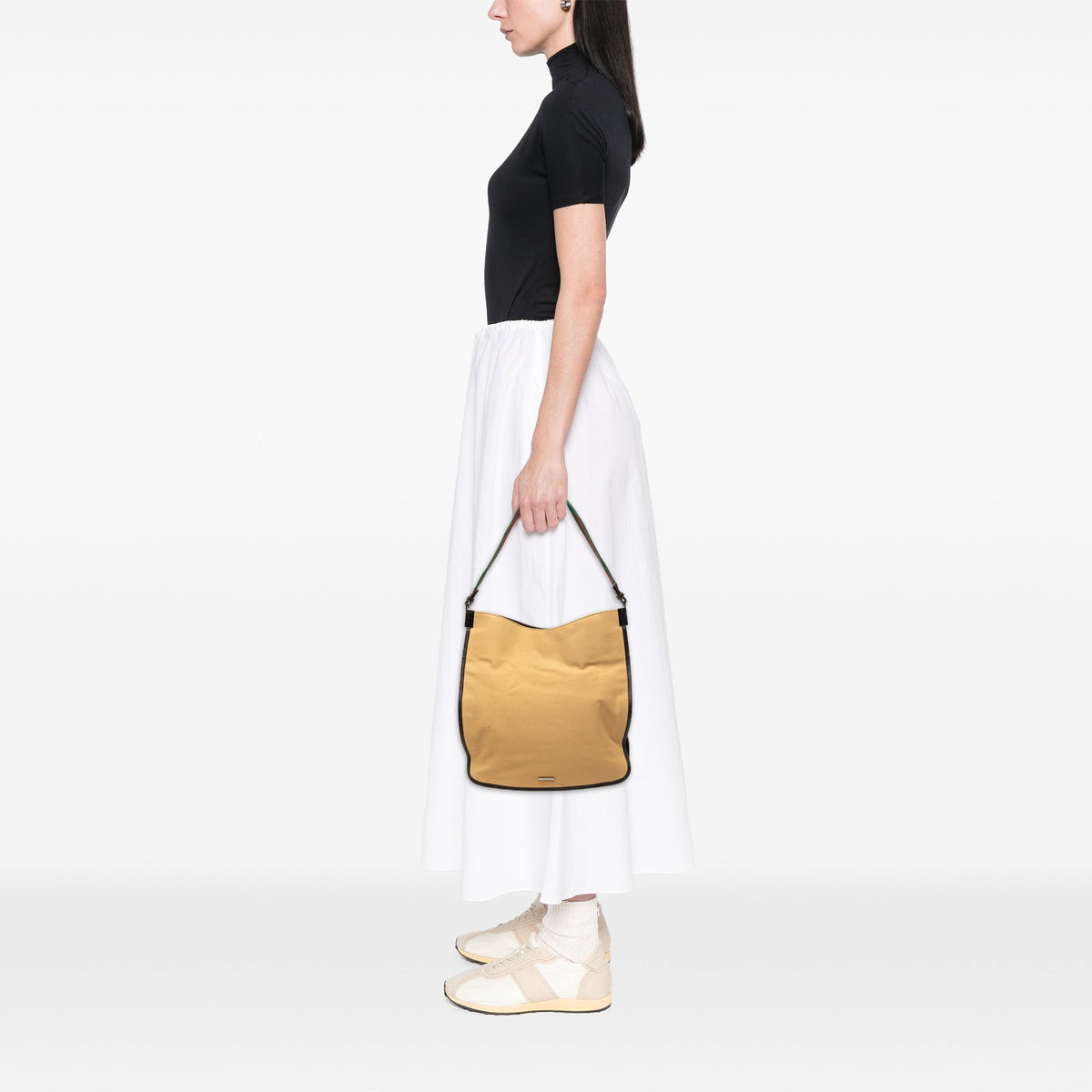 Gucci Canvas Web Shoulder Bag