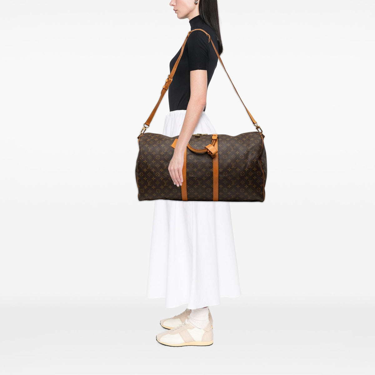 Louis Vuitton Monogram Keepall Bandouliere 60