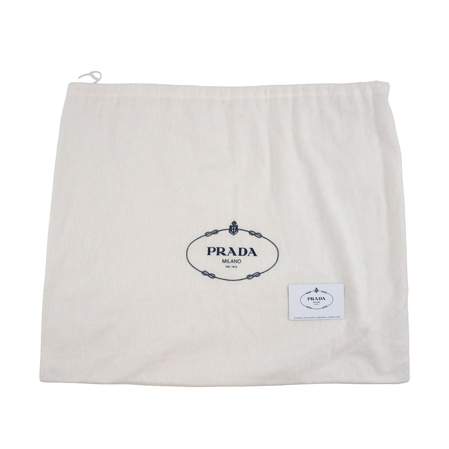 Prada Canvas Canapa Baiadera Triangle Logo Shoulder Bag