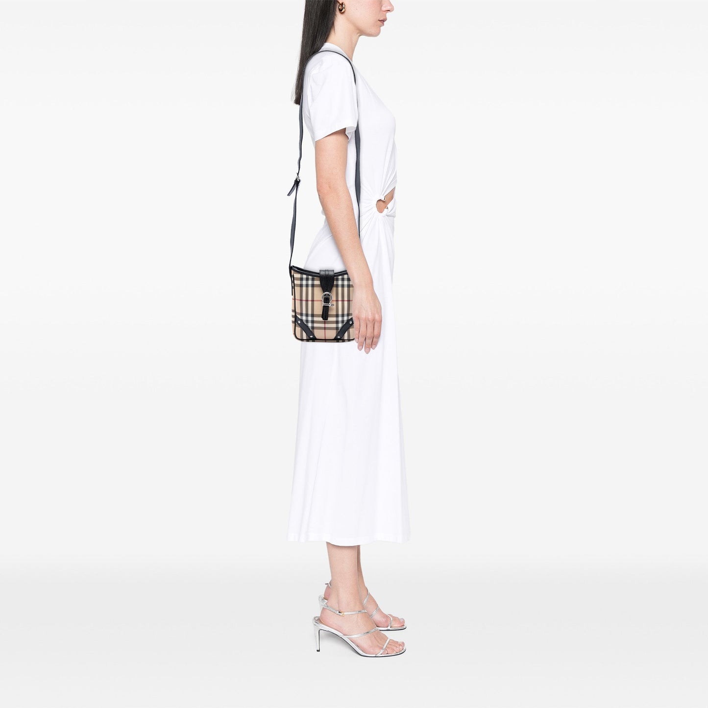 Burberry House Check Coated Canvas Crossbody