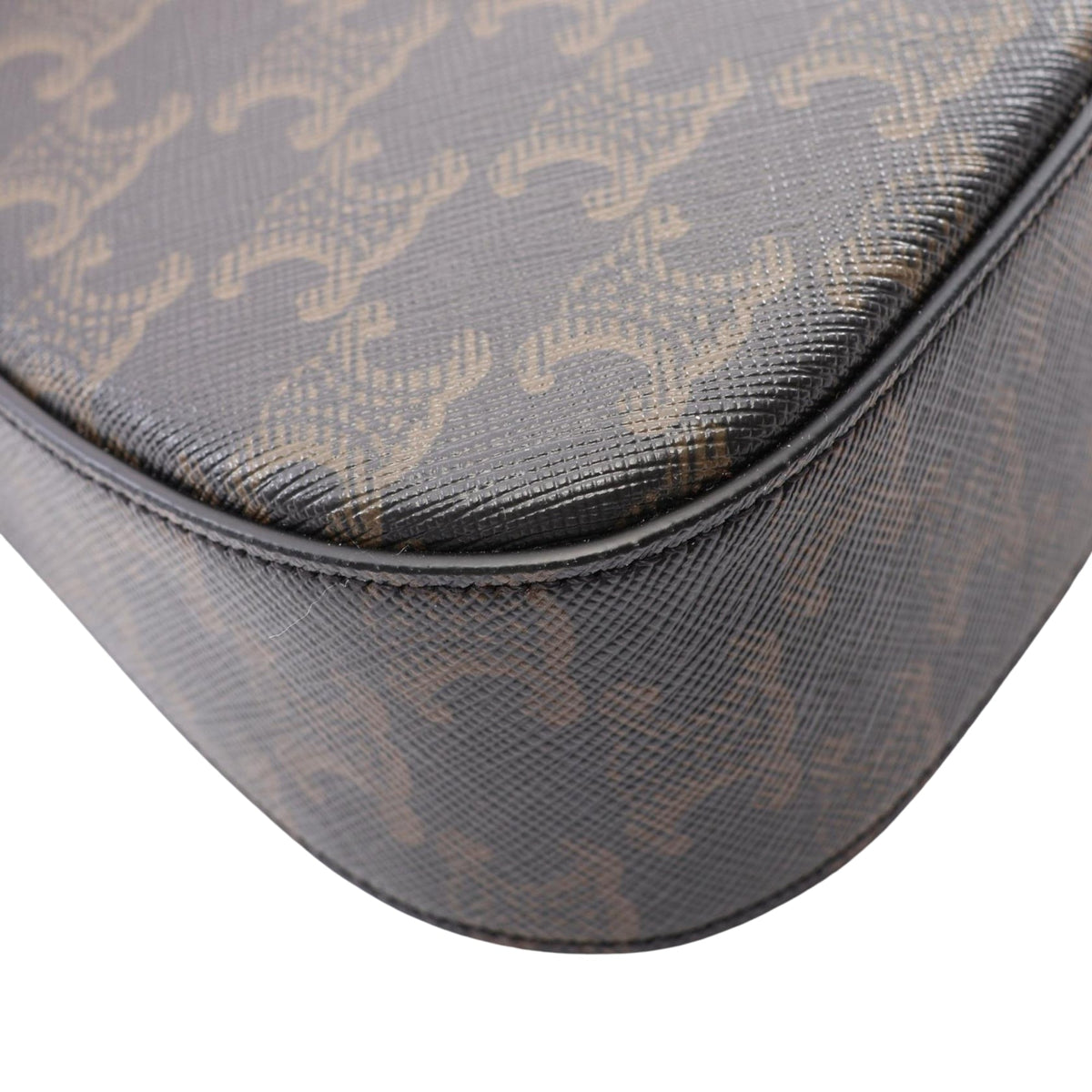 Celine Medium Triomphe Coated Canvas Laura Crossbody